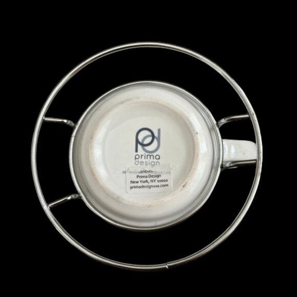 Halloween Fall Pumpkin Gnome Stackable Coffee Cups w/ Holder - Picture 7 of 7